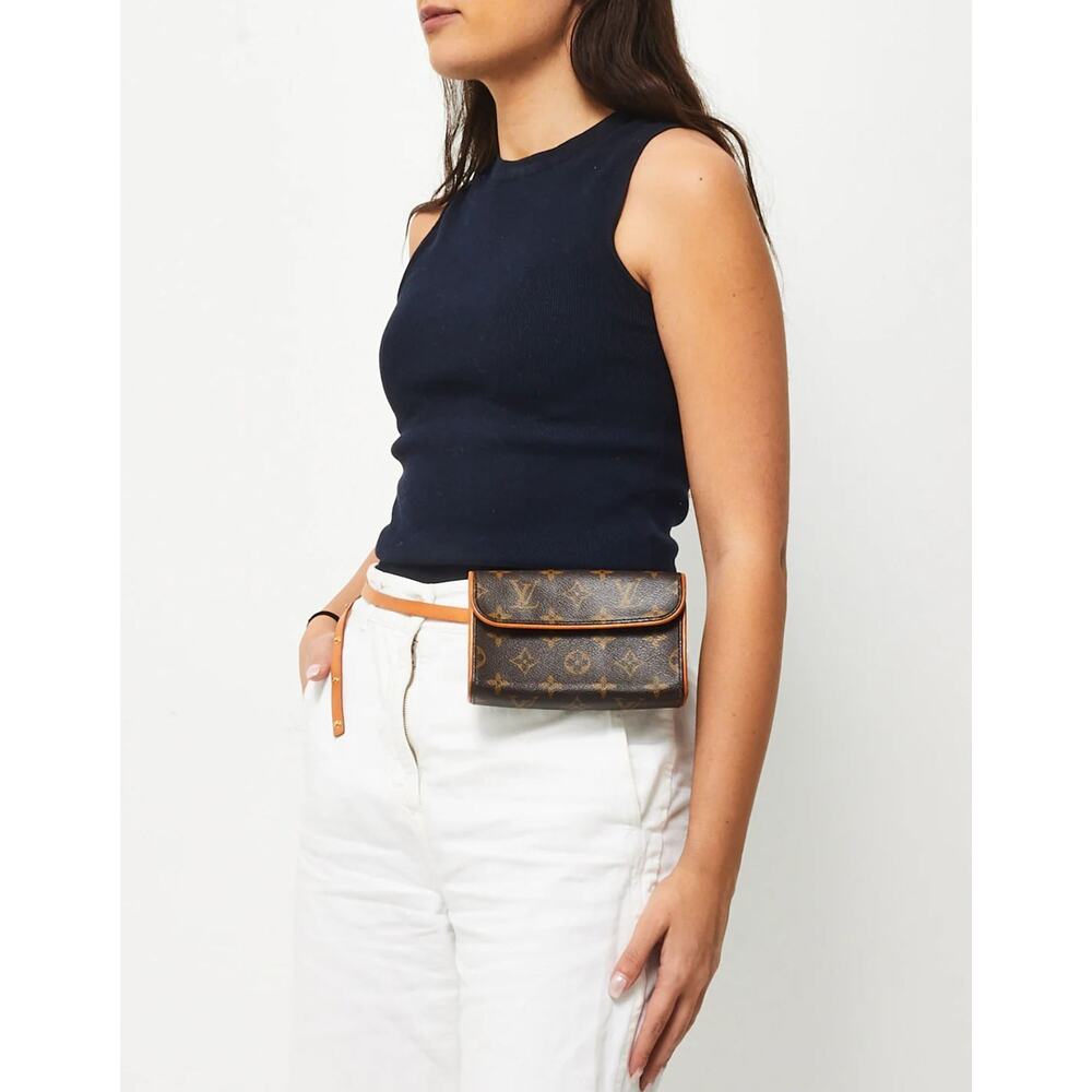 Louis Vuitton Pochette Florentine Belt Bum Bag LV Monogram Fanny Pack Crossbody - Picture 3 of 11